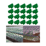 Maxbell 20 Pieces Greenhouse Film Clamps Shading film Netting for Farming Fixing green 19mm