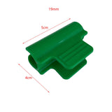 Maxbell 20 Pieces Greenhouse Film Clamps Shading film Netting for Farming Fixing green 19mm