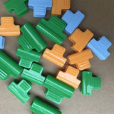 Maxbell 20 Pieces Greenhouse Film Clamps Shading film Netting for Farming Fixing bule 11mm