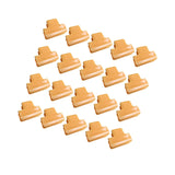 Maxbell 20 Pieces Greenhouse Film Clamps Shading film Netting for Farming Fixing orange 11mm