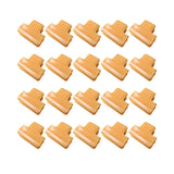 Maxbell 20 Pieces Greenhouse Film Clamps Shading film Netting for Farming Fixing orange 11mm