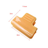 Maxbell 20 Pieces Greenhouse Film Clamps Shading film Netting for Farming Fixing orange 11mm