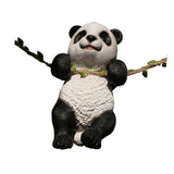 Maxbell Panda Sculpture Ornaments Adorable Creative for Patio Micro Landscape Indoor