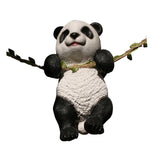 Maxbell Panda Sculpture Ornaments Adorable Creative for Patio Micro Landscape Indoor