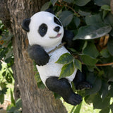 Maxbell Panda Sculpture Ornaments Adorable Creative for Patio Micro Landscape Indoor