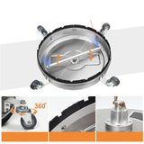 Maxbell Pressure Washer Surface Cleaner Nozzle Rotary for Cleaning Indoors Sidewalks