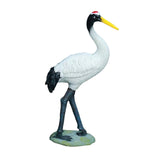 Maxbell Outdoor Garden Art Sculptures Crane Miniature for Porch Fairy Garden Desktop 25cm