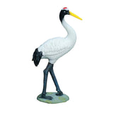 Maxbell Outdoor Garden Art Sculptures Crane Miniature for Porch Fairy Garden Desktop 25cm