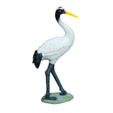 Maxbell Outdoor Garden Art Sculptures Crane Miniature for Porch Fairy Garden Desktop 25cm