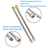 Maxbell Driveway Power Washer 16inch Rotary Surface Cleaner for Patio Decks Driveway