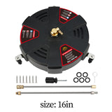 Maxbell Driveway Power Washer 16inch Rotary Surface Cleaner for Patio Decks Driveway
