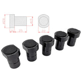 Maxbell Bench Dog Stops Aluminum Alloy Black Clamp Peg Stoppers for 19/20mm Dog Hole S:19MM