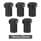 Maxbell Bench Dog Stops Aluminum Alloy Black Clamp Peg Stoppers for 19/20mm Dog Hole S:19MM