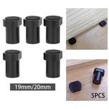 Maxbell Bench Dog Stops Aluminum Alloy Black Clamp Peg Stoppers for 19/20mm Dog Hole S:19MM