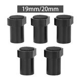 Maxbell Bench Dog Stops Aluminum Alloy Black Clamp Peg Stoppers for 19/20mm Dog Hole S:19MM