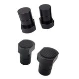 Maxbell Bench Dog Stops Aluminum Alloy Black Clamp Peg Stoppers for 19/20mm Dog Hole S:19MM