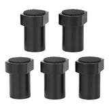 Maxbell Bench Dog Stops Aluminum Alloy Black Clamp Peg Stoppers for 19/20mm Dog Hole L:20MM