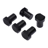 Maxbell Bench Dog Stops Aluminum Alloy Black Clamp Peg Stoppers for 19/20mm Dog Hole L:20MM