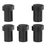 Maxbell Bench Dog Stops Aluminum Alloy Black Clamp Peg Stoppers for 19/20mm Dog Hole L:20MM