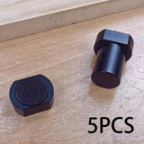 Maxbell Bench Dog Stops Aluminum Alloy Black Clamp Peg Stoppers for 19/20mm Dog Hole L:20MM