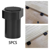 Maxbell Bench Dog Stops Aluminum Alloy Black Clamp Peg Stoppers for 19/20mm Dog Hole L:20MM