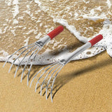 Maxbell Claw Rake with Mesh Net 5 Prong Clamming Claw for Weeding Beach Digging Rake 30cm