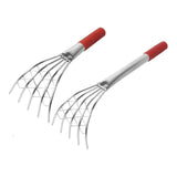 Maxbell Claw Rake with Mesh Net 5 Prong Clamming Claw for Weeding Beach Digging Rake 30cm