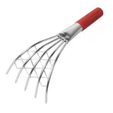 Maxbell Claw Rake with Mesh Net 5 Prong Clamming Claw for Weeding Beach Digging Rake 30cm