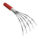 Maxbell Claw Rake with Mesh Net 5 Prong Clamming Claw for Weeding Beach Digging Rake 30cm