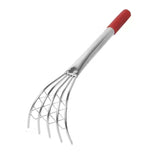 Maxbell Claw Rake with Mesh Net 5 Prong Clamming Claw for Weeding Beach Digging Rake 40cm