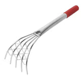 Maxbell Claw Rake with Mesh Net 5 Prong Clamming Claw for Weeding Beach Digging Rake 40cm