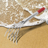 Maxbell Claw Rake with Mesh Net 5 Prong Clamming Claw for Weeding Beach Digging Rake 40cm