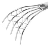 Maxbell Claw Rake with Mesh Net 5 Prong Clamming Claw for Weeding Beach Digging Rake 40cm