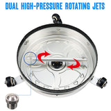 Maxbell 16inch Pressure Washer Surface Cleaner Pressure Washing Flat Surface Cleaner