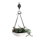 Maxbell Plant Pulley Hanger Hanging Retractable Plant Hanger for Garage garden black