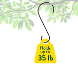 Maxbell 3Pcs S Shaped Hummingbird Feeder Hook Bird Cage Hanger for Garden Patio Home black