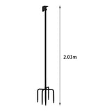 Maxbell Birdhouse Mount Pole set Standing Bird Feeder Pole for Backyard Patio Garden