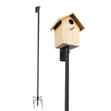 Maxbell Birdhouse Mount Pole set Standing Bird Feeder Pole for Backyard Patio Garden