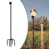 Maxbell Birdhouse Mount Pole set Standing Bird Feeder Pole for Backyard Patio Garden