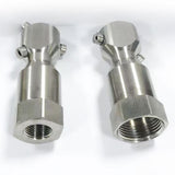 Maxbell Pressure Drain Jetting Hose Nozzle Durable Sewer Jet Nozzle for Outdoor Clean 1/2