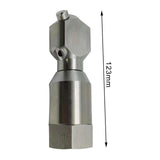 Maxbell Pressure Drain Jetting Hose Nozzle Durable Sewer Jet Nozzle for Outdoor Clean 3/4