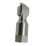 Maxbell Pressure Drain Jetting Hose Nozzle Durable Sewer Jet Nozzle for Outdoor Clean 3/4