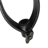 Maxbell Square Hole Drill Fixed Bracket for Drill Machine Woodworking Bench Mortiser Black