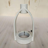 Maxbell Square Hole Drill Fixed Bracket for Drill Machine Woodworking Bench Mortiser White