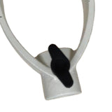 Maxbell Square Hole Drill Fixed Bracket for Drill Machine Woodworking Bench Mortiser White