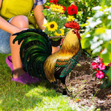 Maxbell Rooster Garden Decor Simulation Rooster Acrylic for Farmhouse Landscape Lawn