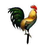 Maxbell Rooster Garden Decor Simulation Rooster Acrylic for Farmhouse Landscape Lawn