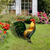Maxbell Rooster Garden Decor Simulation Rooster Acrylic for Farmhouse Landscape Lawn