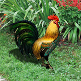 Maxbell Rooster Garden Decor Simulation Rooster Acrylic for Farmhouse Landscape Lawn