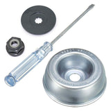 Maxbell Trimmer Head Cleaning Rotary Steel Wire Weeds Brush Head for Lawn Driveways